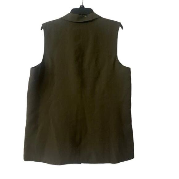 SANCTUARY NWT One Button Long Line Vest Mossy Green Size Large - Picture 8 of 10